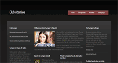 Desktop Screenshot of club-atemlos.de